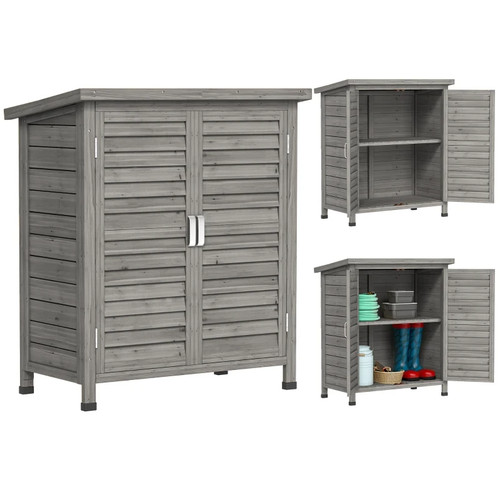 Garden storage shed solid fir - garden,