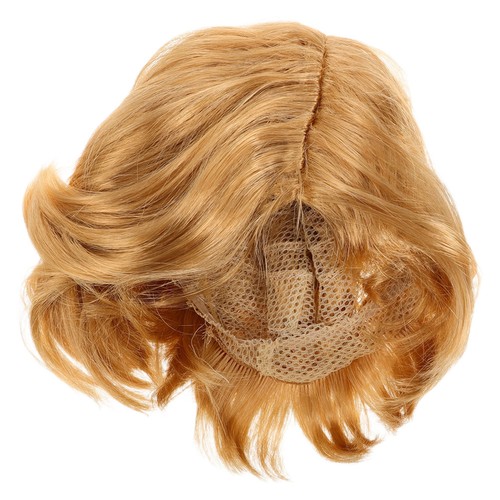 Men short blond wig - short,