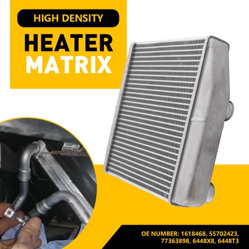 Heater matrix for vauxhall - for,