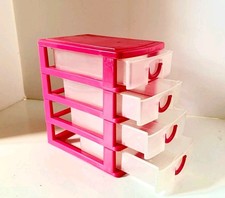 A One-Off! Mini Pink Storage Organiser (4 Drawers)