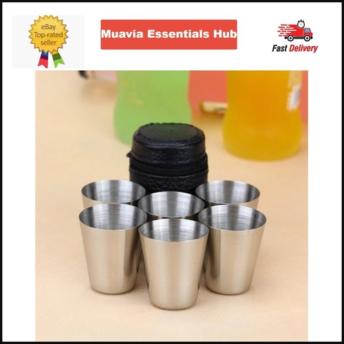 Shot glasses metal wine cups - metal,