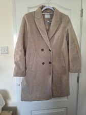 Beige double breasted coat
