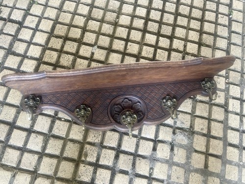 Antique walnut hand carved - walnut,