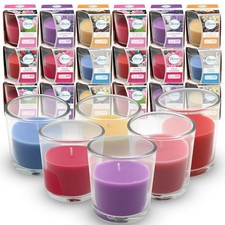 24pk Assorted Scented Candles Gift Set Relaxing Aromatic Long Lasting Burn Time