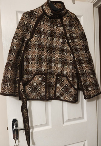 Welsh woollens 1970s brown - woollens,