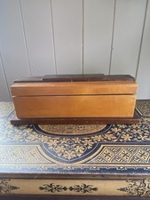 Art Deco Jewellery Box Sycamore And Mahogany