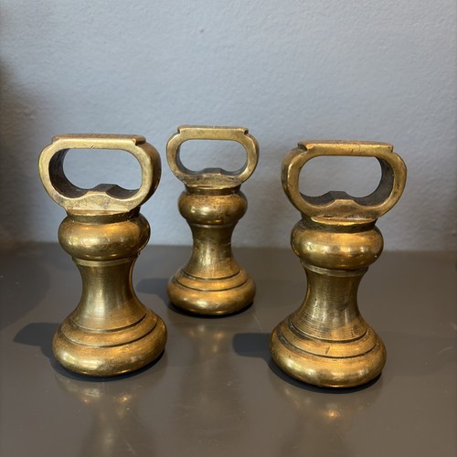 Brass vintage 1lb bell - 3,