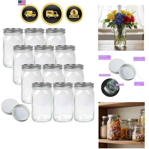 Wide mouth mason jars oz - wide,