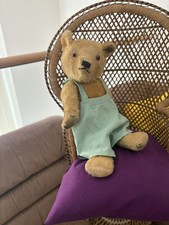 Large Early Fully Jointed Mohair Teddy  Circa 1920s well loved