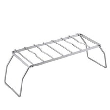 UNIFLAME Cooker Stand 350 445x165x135mm Stainless Steel for Camping 610848 NEW