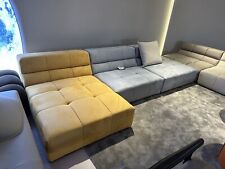 Yellow & Grey Tufty Time Inspired Modular Sectional Sofa Stock Clearance Sale