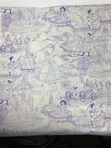 Disney princess toile purple - disney,