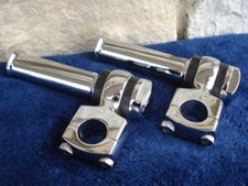 5" CHROME DOG DAWG BONE RISERS