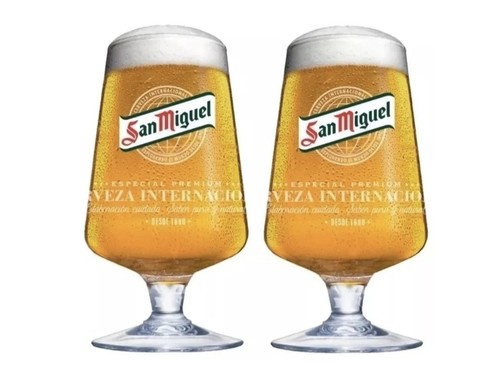 San miguel chalice pint - 2, x