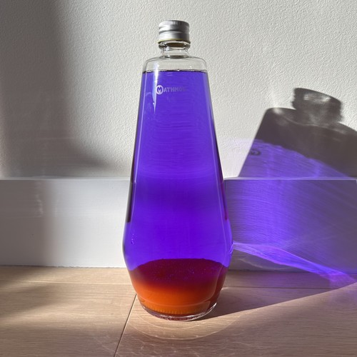 Very bright violet orange - bright, &