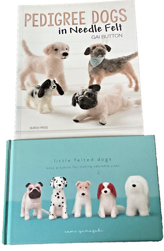 Two needle felting books for - needle,