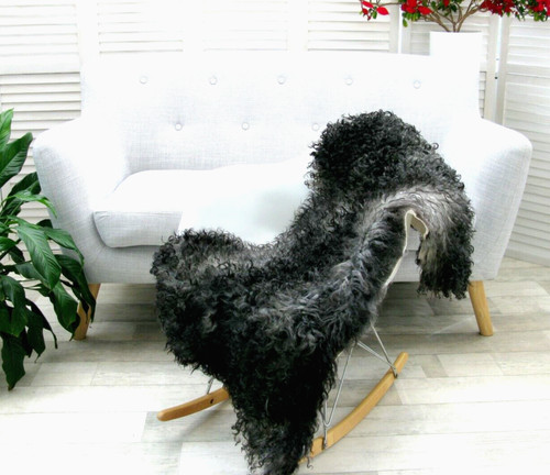 Genuine gotland curly wool - curly,