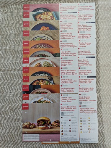 Different gousto recipe - 24,
