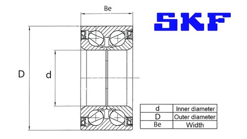 Fits skf vkba 6966 - skf,