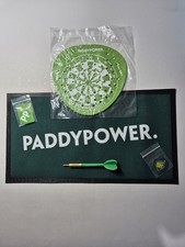 Paddy Power Darts Pub Stuff Joblot - Urinal Mat, Bar Mat, Flights X6, Darts Pen