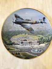 Rare Vintage FRANKLIN MINT Collector Plate Protectors of Freedom Spitfire WWII