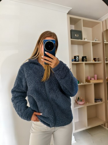 Uniqlo navy fluffy - , yarn