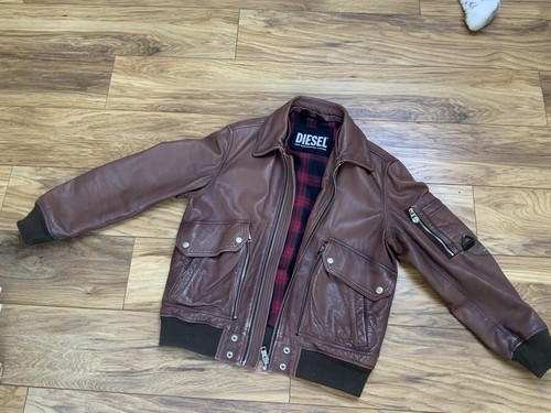Diesel leather jacket bomber - jacket,,