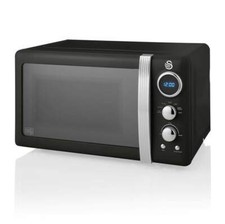 Swan Retro Digital Microwave