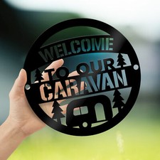 Caravan Welcome Sign Wall