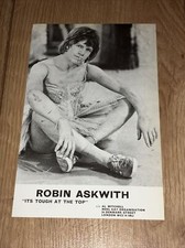 Robin Askwith - rare 1975 acting agency z-page. Confessions Of A Window Cleaner