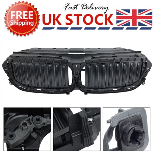 Front upper radiator grille - front,
