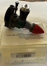 Cox 049 Custom Engine - Green Bomber New SECOND HAND (Box 63)