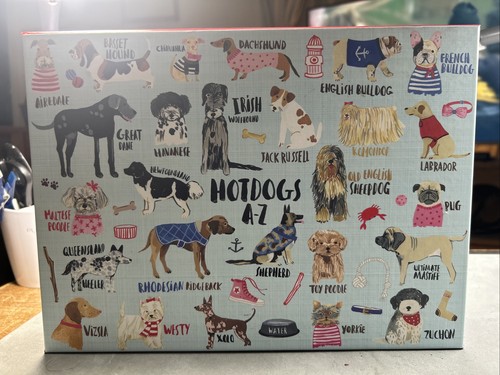 Mudpuppy hot dogs jigsaw - hot, a-z