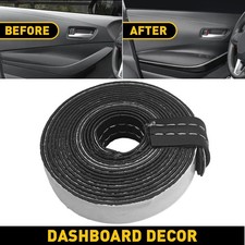 White Leather Car Dashboard