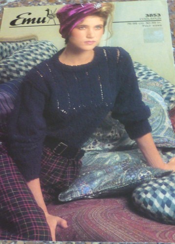 Emu knitting pattern lady - emu,
