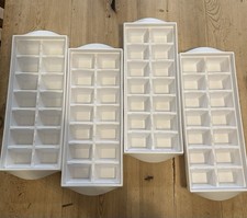 Kitchen Craft Ice Cube Trays X 4 Easy Release, Stackable, Self Levelling