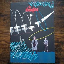 The Stranglers 1979 Pamphlet Autographed Hugh Cornwell Used