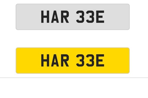 Harry number plate for - harry,