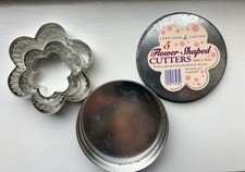 Lakeland Limited Flower Shaped Cutters In Storage Tin