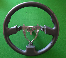 Subaru Imprezza WRX STi Original Steering Wheel Re-manufactured Blue Stitch