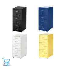 IKEA 6 Drawer Home Office Mobile Filing Drawer Unit Storage Cabinet On Castors