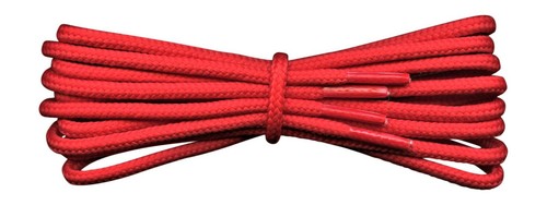 Red boot laces - red, mm