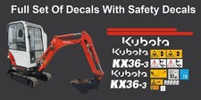 Kubota kx36 mini digger full - kubota,