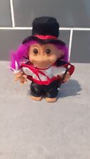 Russ Troll Magician Trolls Magenta Hair magic wand 5"