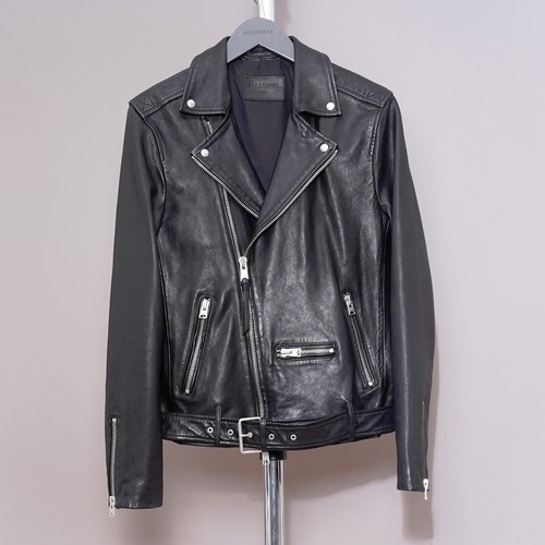 All saints leather jacket - leather,