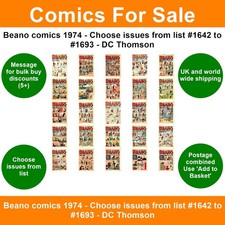 Beano comics 1974 - Choose issues from list #1642 to #1693 - DC Thomson