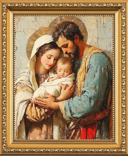 The holy family mary our - holy,
