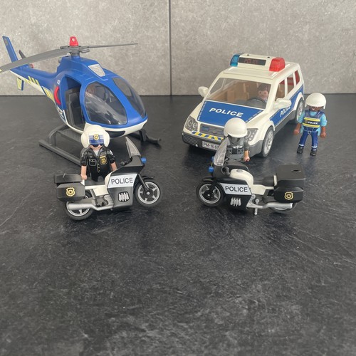 Playmobil police car and