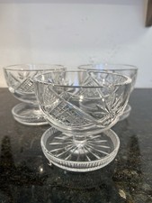 Vintage Cut Crystal Dessert