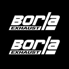 Borla Exhaust System Sticker